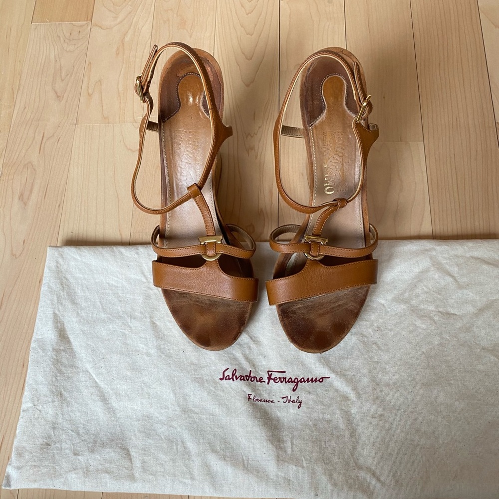 Ferragamo Wedge Sandals